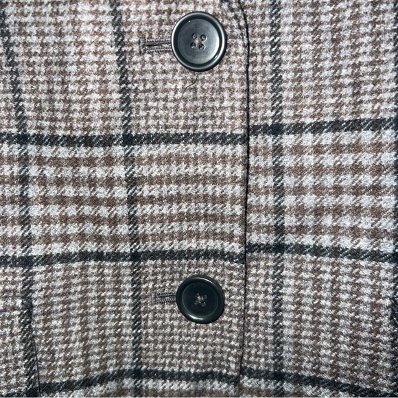 Everlane The Oversized Wool Blend Glen Plaid Preppy Academia Blazer Size 4 - Picture 5 of 14